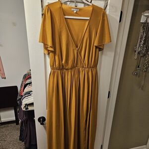 Baltic Born Mustard Maxi Dress